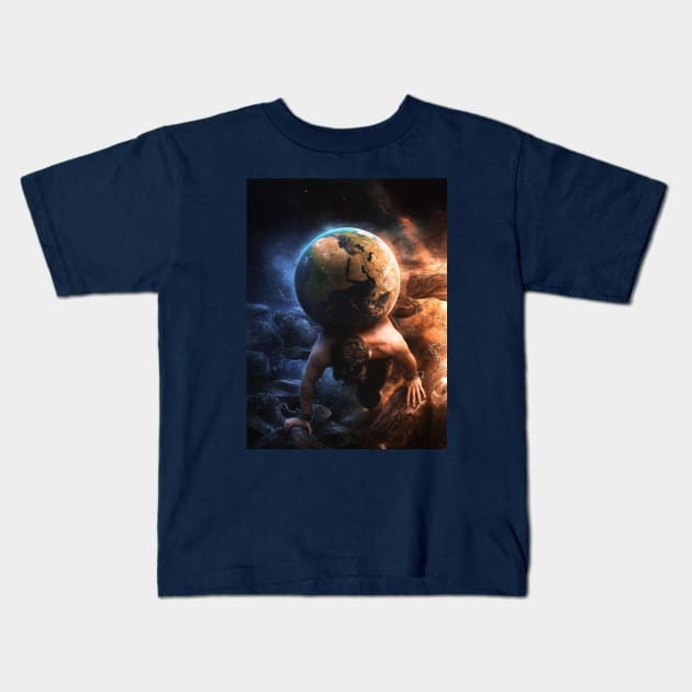 Titan Kids T-Shirt by RoscoAdrian